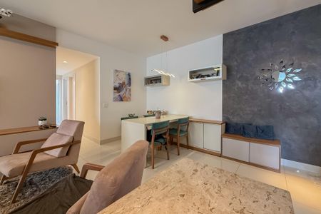 Sala de apartamento à venda com 3 quartos, 94m² em Caiçaras, Belo Horizonte