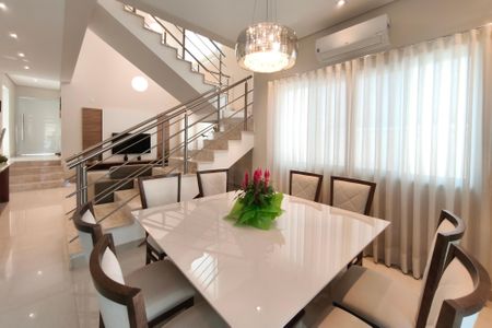 Sala de Jantar de casa de condomínio à venda com 4 quartos, 268m² em Swiss Park, Campinas