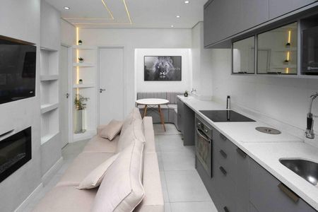 Sala e cozinha de apartamento à venda com 2 quartos, 50m² em Vila Formosa, São Paulo