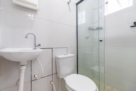 Banheiro de kitnet/studio para alugar com 1 quarto, 40m² em Vila São Jorge, Barueri