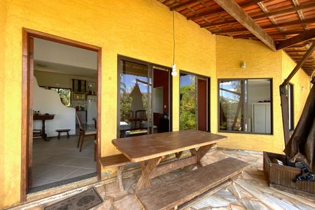 Varanda de casa de condomínio à venda com 4 quartos, 180m² em Passárgada, Nova Lima