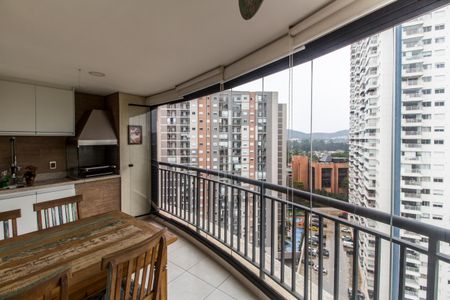 Varanda gourmet de apartamento para alugar com 2 quartos, 96m² em Alphaville Empresarial, Barueri