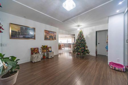 Sala de apartamento à venda com 3 quartos, 126m² em Vila Scarpelli, Santo André