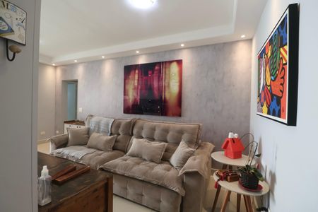 Sala de apartamento para alugar com 1 quarto, 68m² em Sítio Paecara (vicente de Carvalho), Guarujá