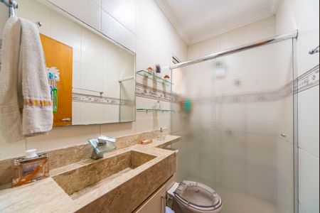 Banheiro Social de casa para alugar com 3 quartos, 190m² em Jardim Alvorada, Santo André