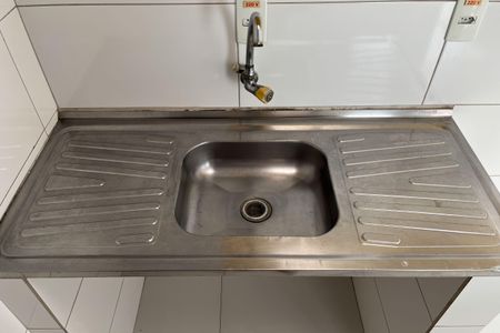 Cozinha de casa para alugar com 1 quarto, 30m² em Ponta da Praia, Santos