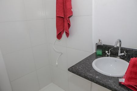 Banheiro de kitnet/studio à venda com 1 quarto, 18m² em Lapa, São Paulo