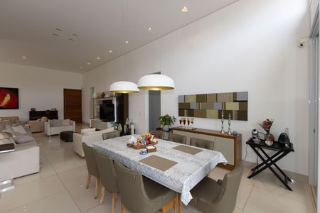 Sala de Jantar de casa de condomínio para alugar com 4 quartos, 400m² em Alphaville, Nova Lima