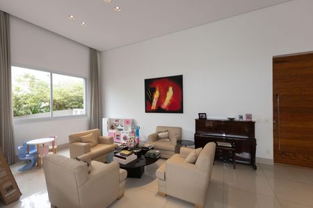 Sala de Estar de casa de condomínio para alugar com 4 quartos, 400m² em Alphaville, Nova Lima