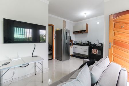 Sala de apartamento à venda com 1 quarto, 34m² em Parque Guarani, São Paulo