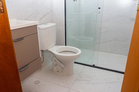 Banheiro de kitnet/studio à venda com 1 quarto, 31m² em Cupecê, São Paulo