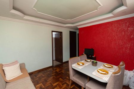 Sala de apartamento à venda com 2 quartos, 68m² em Inconfidentes, Contagem