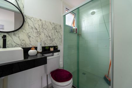 Banheiro da Suíte de apartamento para alugar com 3 quartos, 83m² em Medeiros, Jundiaí