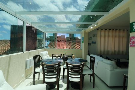 Varanda de apartamento para alugar com 4 quartos, 151m² em Loteamento João Batista Julião, Guarujá