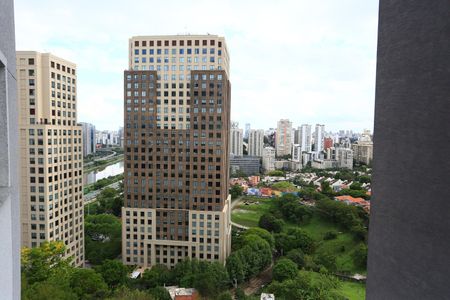 Vista Varanda da Sala de apartamento para alugar com 2 quartos, 39m² em Cidade Jardim, São Paulo