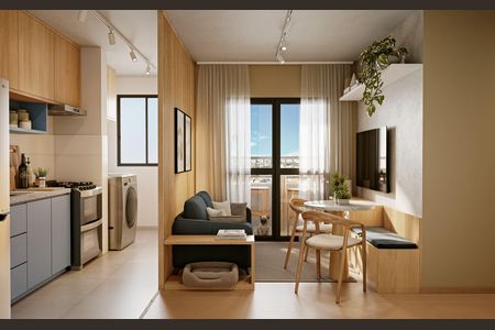 Apartamento à venda com 2 quartos, 43m² em Alípio de Melo, Belo Horizonte