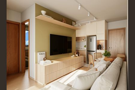 Apartamento à venda com 2 quartos, 43m² em Alípio de Melo, Belo Horizonte