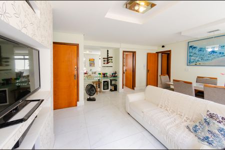 Sala de apartamento à venda com 3 quartos, 101m² em Buritis, Belo Horizonte