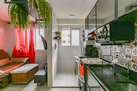 Cozinha de apartamento para alugar com 2 quartos, 40m² em Parque Bristol, São Paulo
