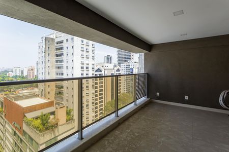 Varanda de apartamento para alugar com 2 quartos, 144m² em Vila Nova Conceição, São Paulo