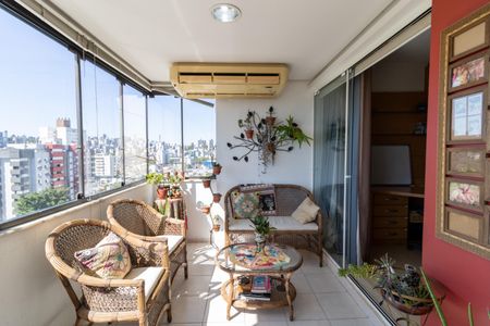 Varanda de apartamento à venda com 3 quartos, 109m² em Rio Branco, Porto Alegre