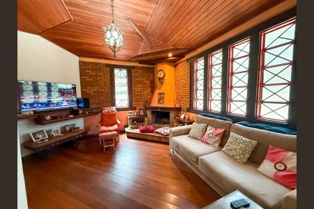 Sala de casa de condomínio à venda com 4 quartos, 300m² em Arvoredo, Nova Lima