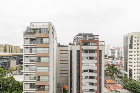 Vista do Varanda do Studio de kitnet/studio para alugar com 1 quarto, 22m² em Indianópolis, São Paulo