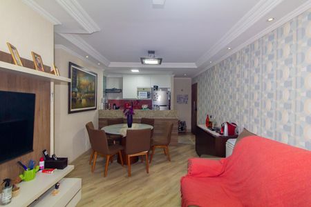 Sala de apartamento à venda com 3 quartos, 75m² em Vila Paulo Silas, São Paulo
