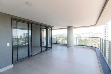 Varanda gourmet de apartamento à venda com 3 quartos, 185m² em Alphaville Conde Ii, Barueri
