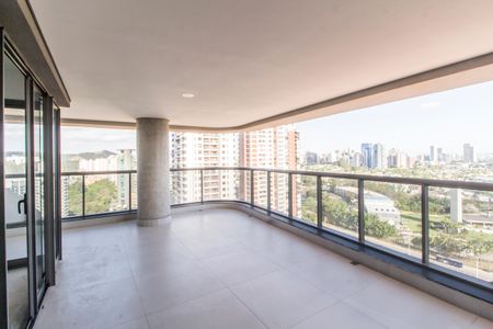 Varanda gourmet de apartamento à venda com 3 quartos, 185m² em Alphaville Conde Ii, Barueri