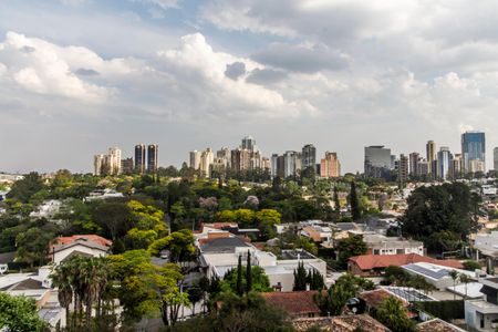 Vista da Varanda de apartamento à venda com 1 quarto, 53m² em Melville Empresarial Ii, Barueri