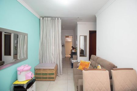 Sala de casa de condomínio à venda com 2 quartos, 50m² em Vila Nova Carolina, São Paulo