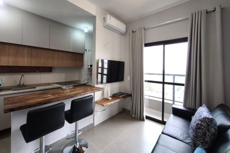 Sala de apartamento para alugar com 1 quarto, 33m² em Parque Industrial, Campinas