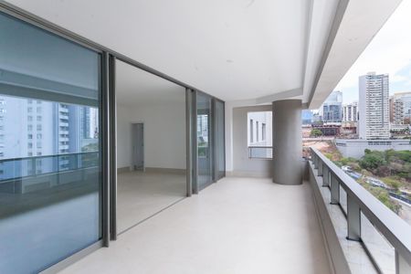 Varanda da Sala de apartamento para alugar com 4 quartos, 208m² em Vila das Flores, Nova Lima