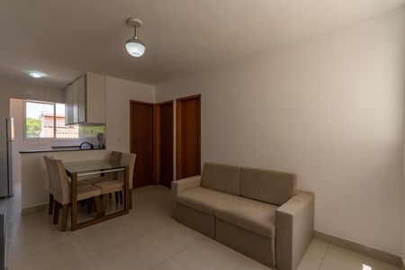 Sala de apartamento para alugar com 2 quartos, 56m² em Dona Clara, Belo Horizonte
