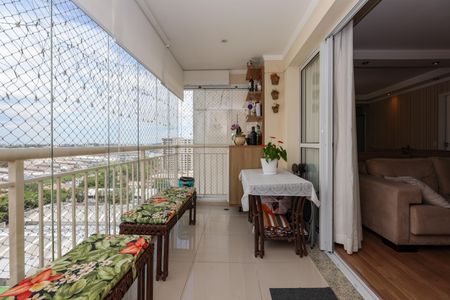 Varanda da Sala de apartamento à venda com 3 quartos, 126m² em Vila Sonia do Taboao, Taboão da Serra