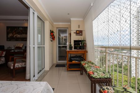 Varanda da Sala de apartamento à venda com 3 quartos, 126m² em Vila Sonia do Taboao, Taboão da Serra