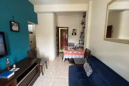 Sala de apartamento à venda com 1 quarto, 29m² em Cacuia, Rio de Janeiro