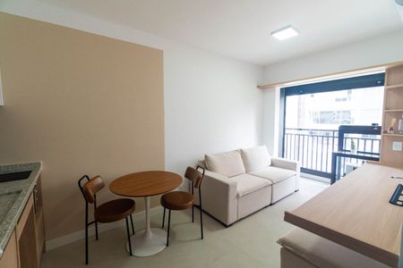Sala/Cozinha de kitnet/studio para alugar com 1 quarto, 29m² em Jardim Prudência, São Paulo