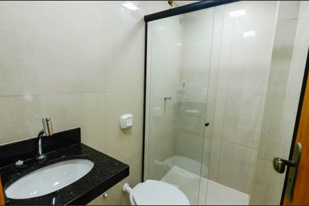 Banheiro de kitnet/studio à venda com 1 quarto, 27m² em Tijuca, Rio de Janeiro