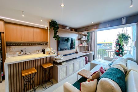 Sala de apartamento à venda com 2 quartos, 69m² em Ipiranga, São Paulo