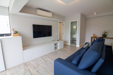 Sala de apartamento à venda com 1 quarto, 70m² em Chácara Santo Antônio (zona Sul), São Paulo