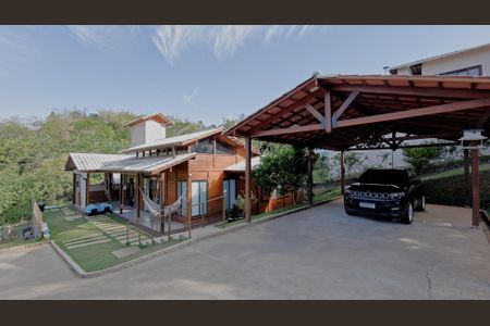 Fachada de casa de condomínio à venda com 4 quartos, 150m² em Vereda das Gerais, Nova Lima