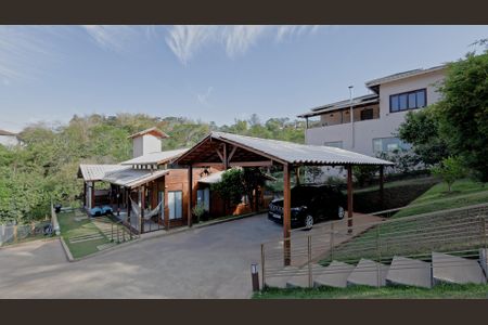 Fachada de casa de condomínio à venda com 4 quartos, 150m² em Vereda das Gerais, Nova Lima