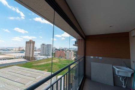 Varanda da Sala de apartamento à venda com 2 quartos, 64m² em Centro Comercial Jubran, Barueri