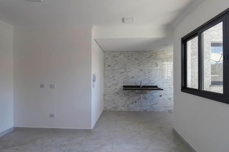 Sala/Cozinha de apartamento à venda com 2 quartos, 54m² em Vila Celeste, São Paulo