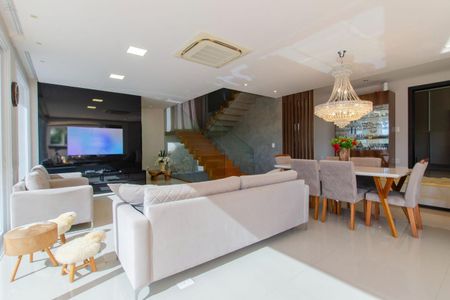 Sala de casa de condomínio para alugar com 5 quartos, 448m² em João Paulo, Florianópolis