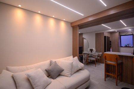 Sala/Cozinha de apartamento à venda com 2 quartos, 52m² em Vila Moinho Velho, São Paulo