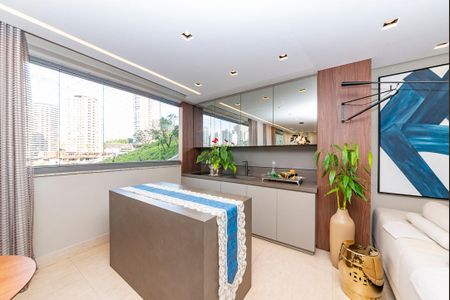 Sala de apartamento à venda com 4 quartos, 172m² em Vila das Flores, Nova Lima