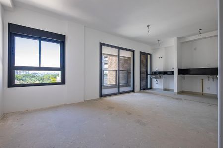 Sala/Cozinha de apartamento para alugar com 2 quartos, 59m² em Jardins, São Paulo